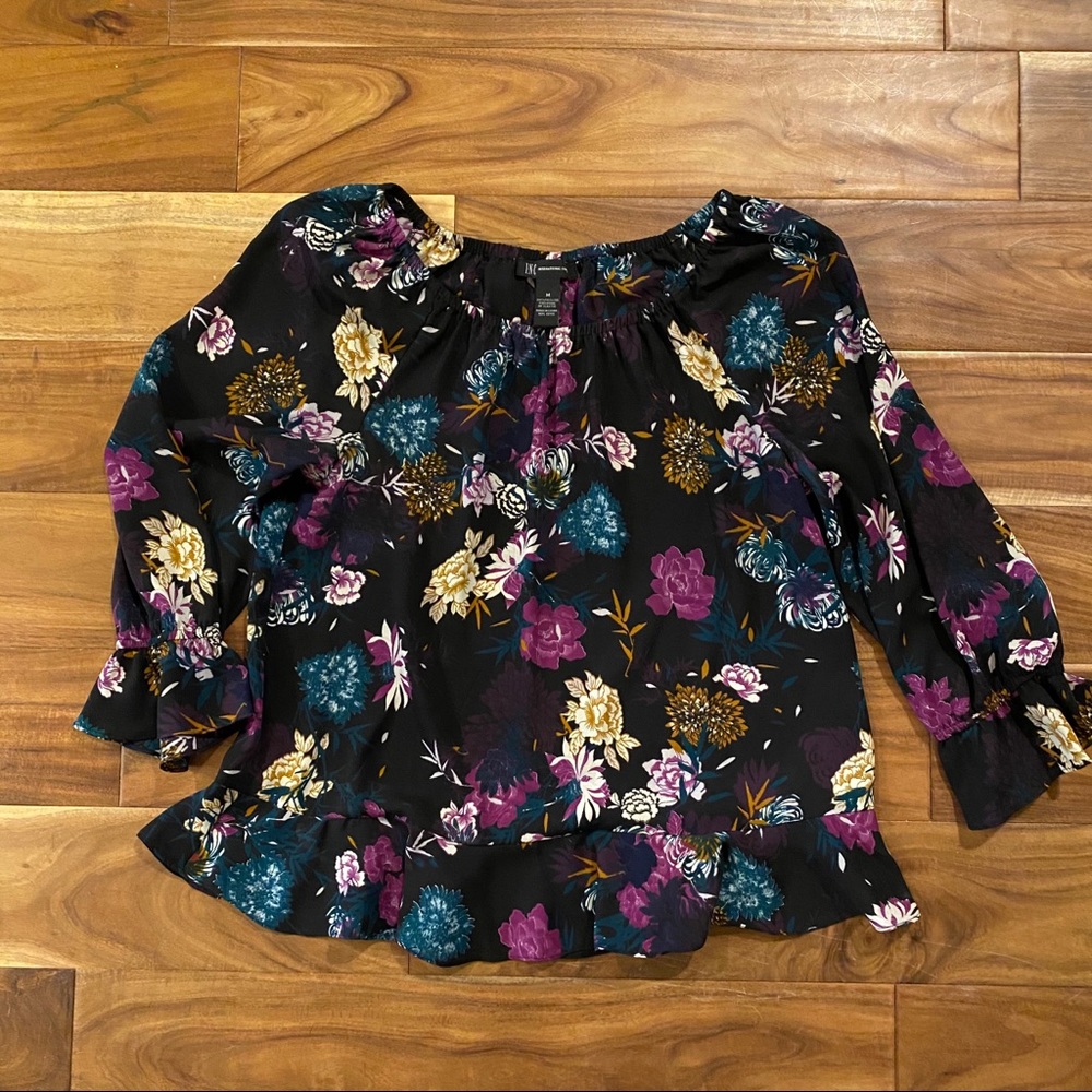 FLORAL INC TOP - Picture 2 of 5